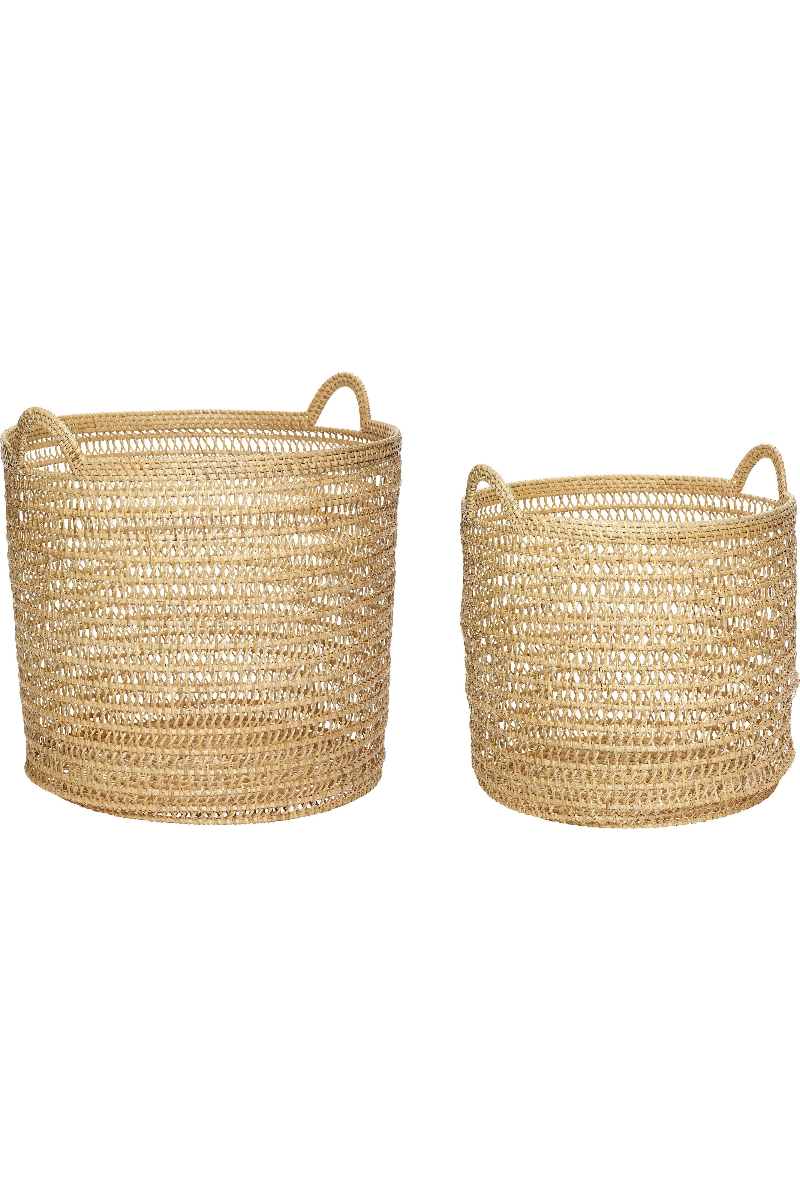 Weave Paniers Naturel (set de 2)