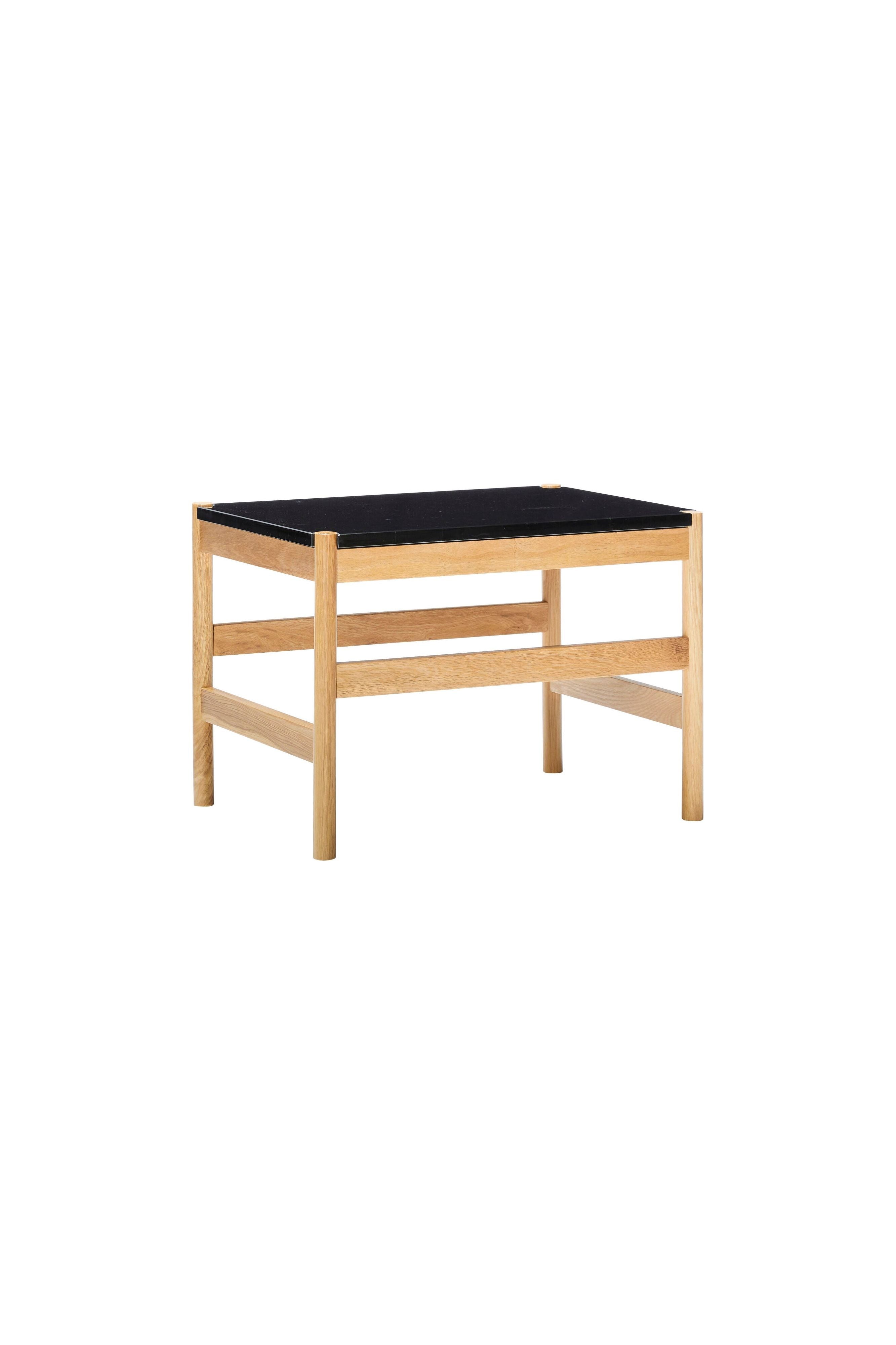 Raw Table d'appoint Noir/Naturel