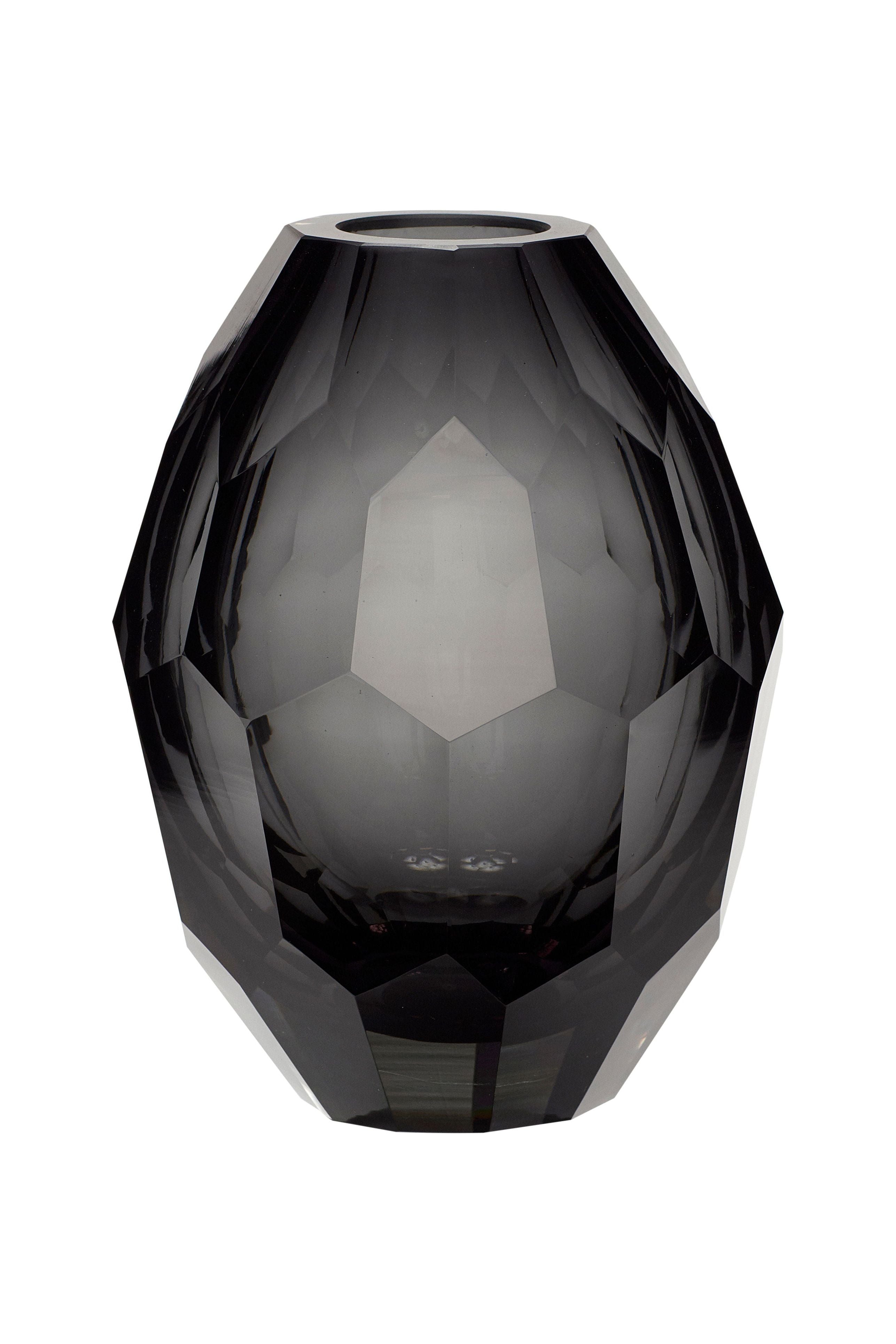 Facet Vase Gris