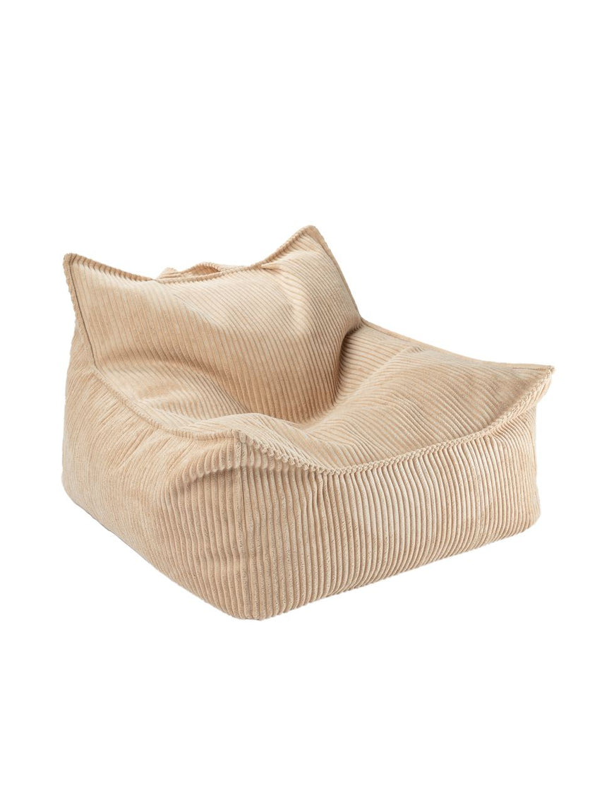 Brown Suger Corduroy Bean Bag Chair