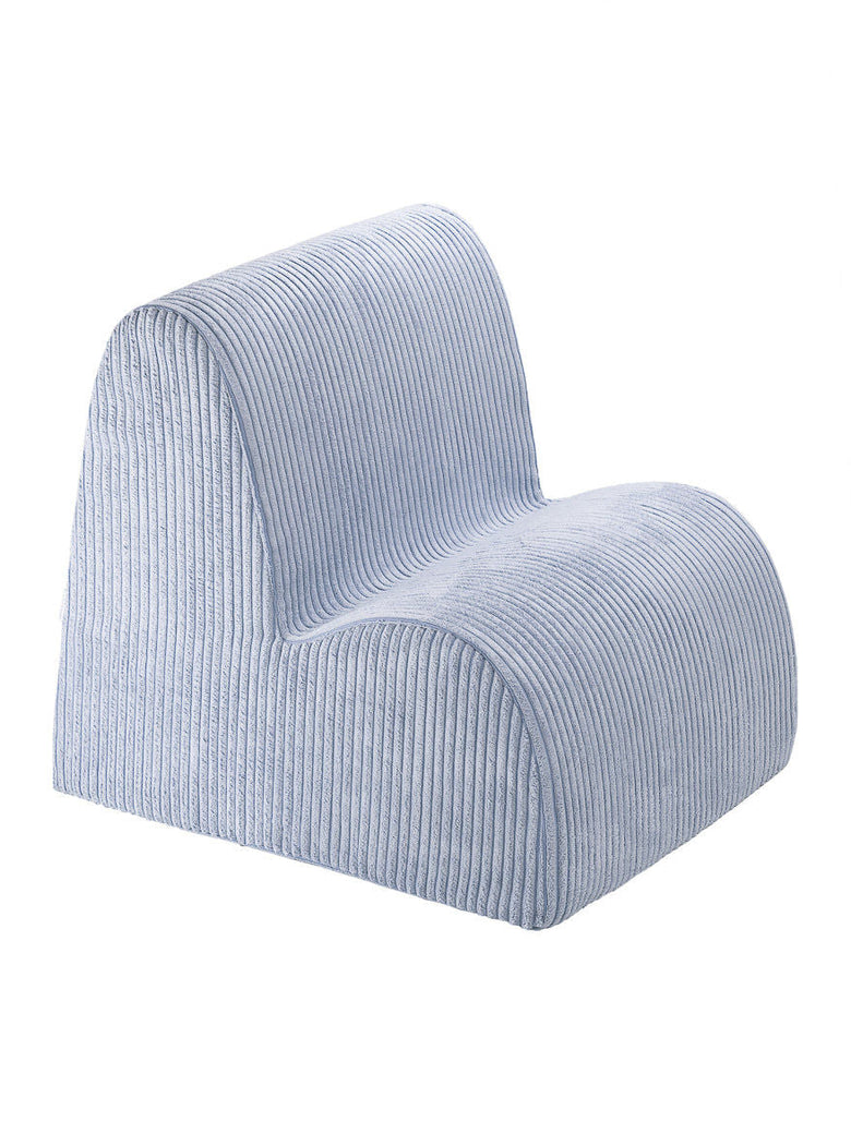 Blueberry Cloud Corduroy Armchair