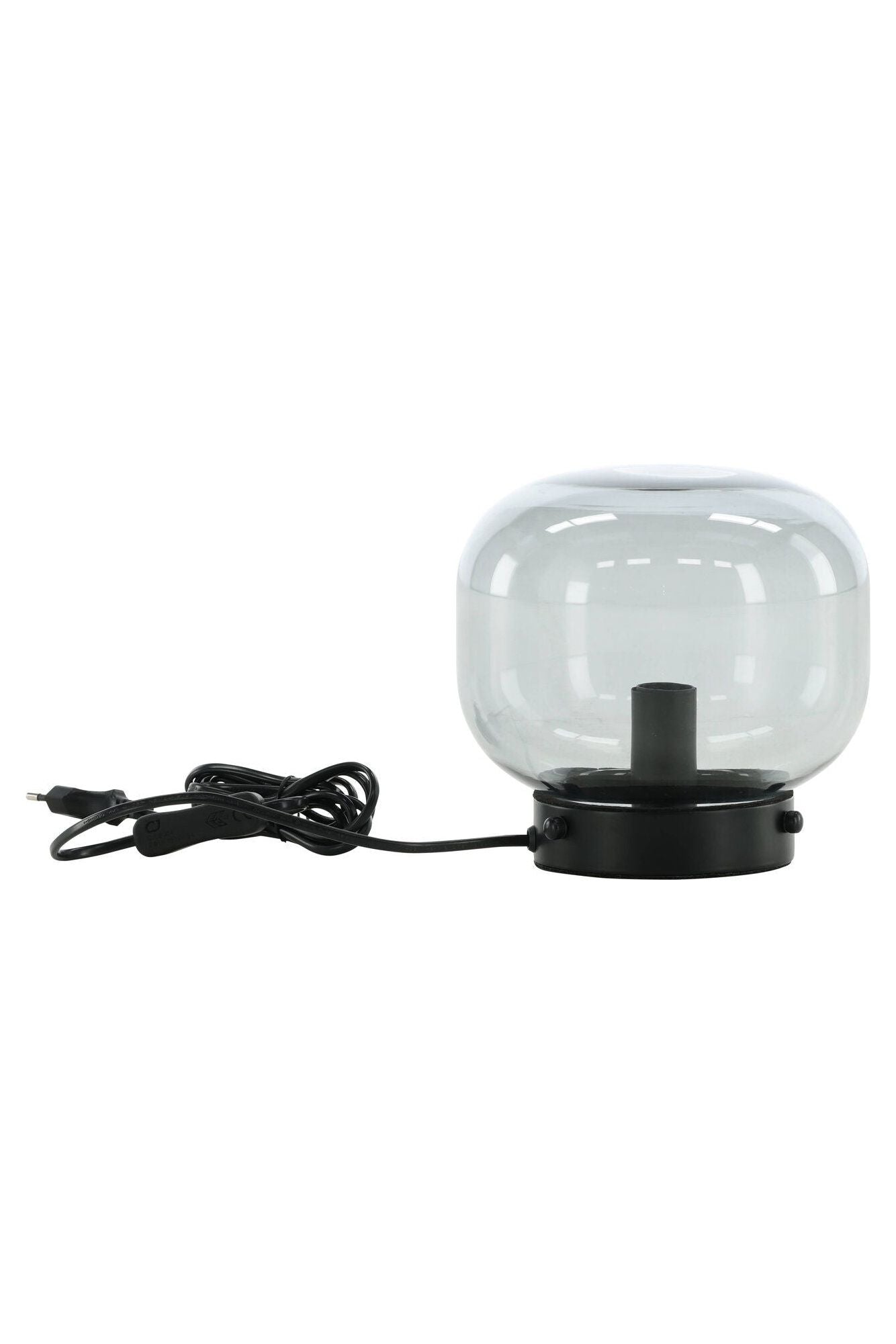 Bolloneli - Table Lamp - Black / Black Smoked Glass