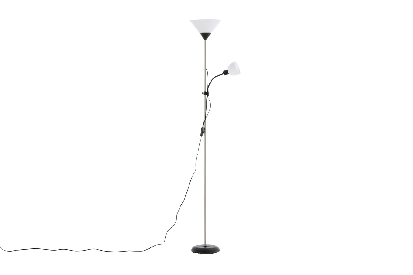 Bagasi Floor Lamp - Beige/White