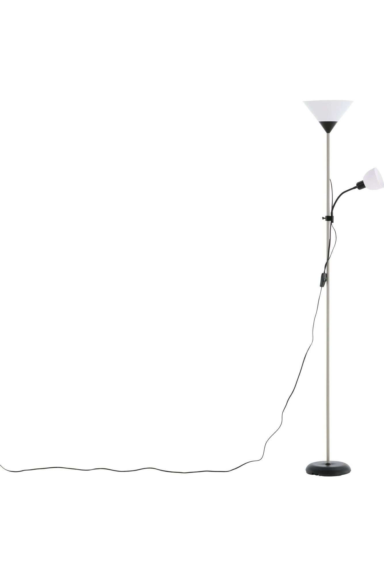 Bagasi Stehlampe - Beige/Weiß