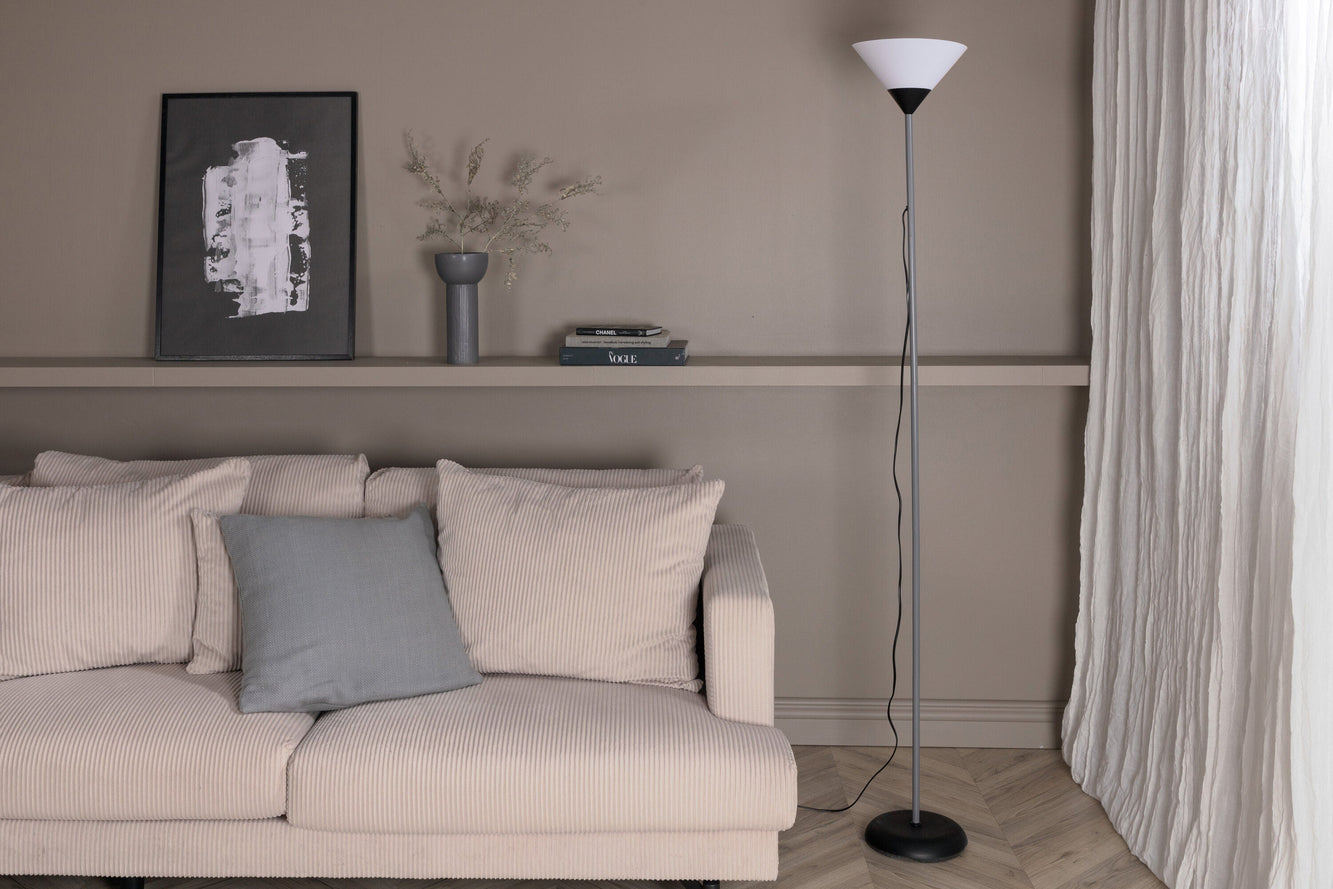 Batang Floor Lamp - Dark Grey/White