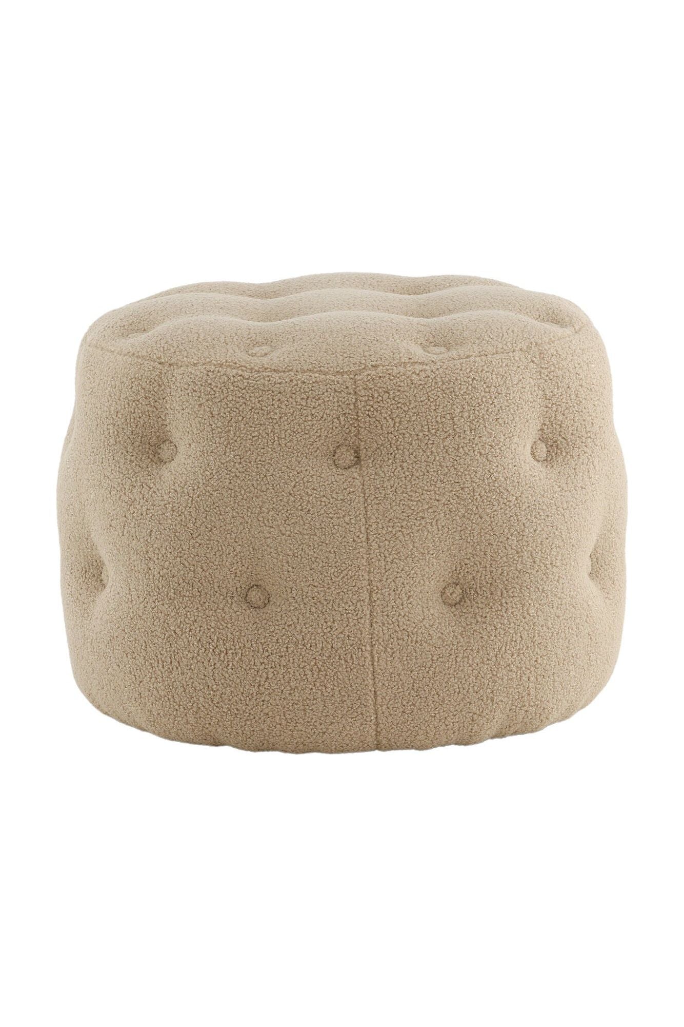 Benjamin Pouf - Beige Teddy