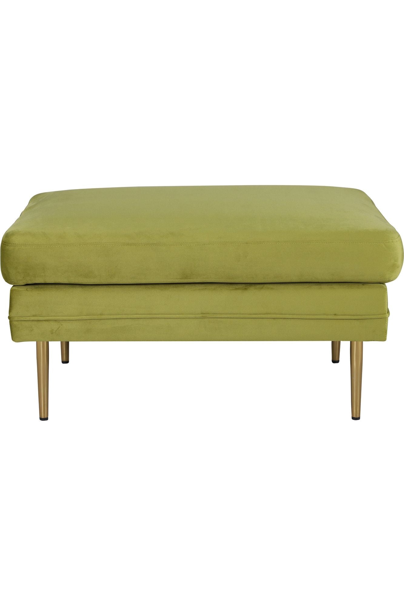 Boom Ottoman - Green Velvet