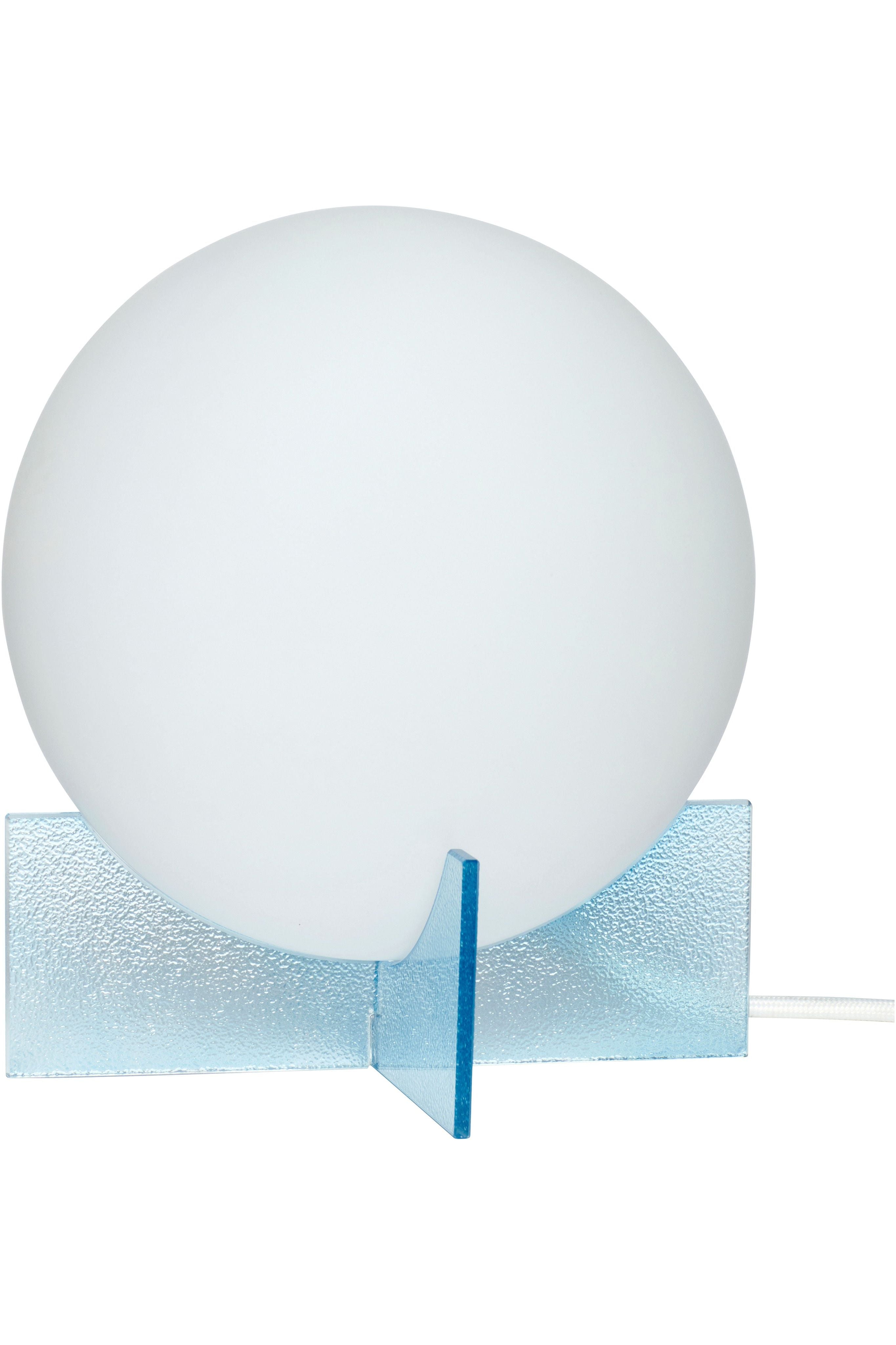 Moon Lampe de table Bleu/Blanc