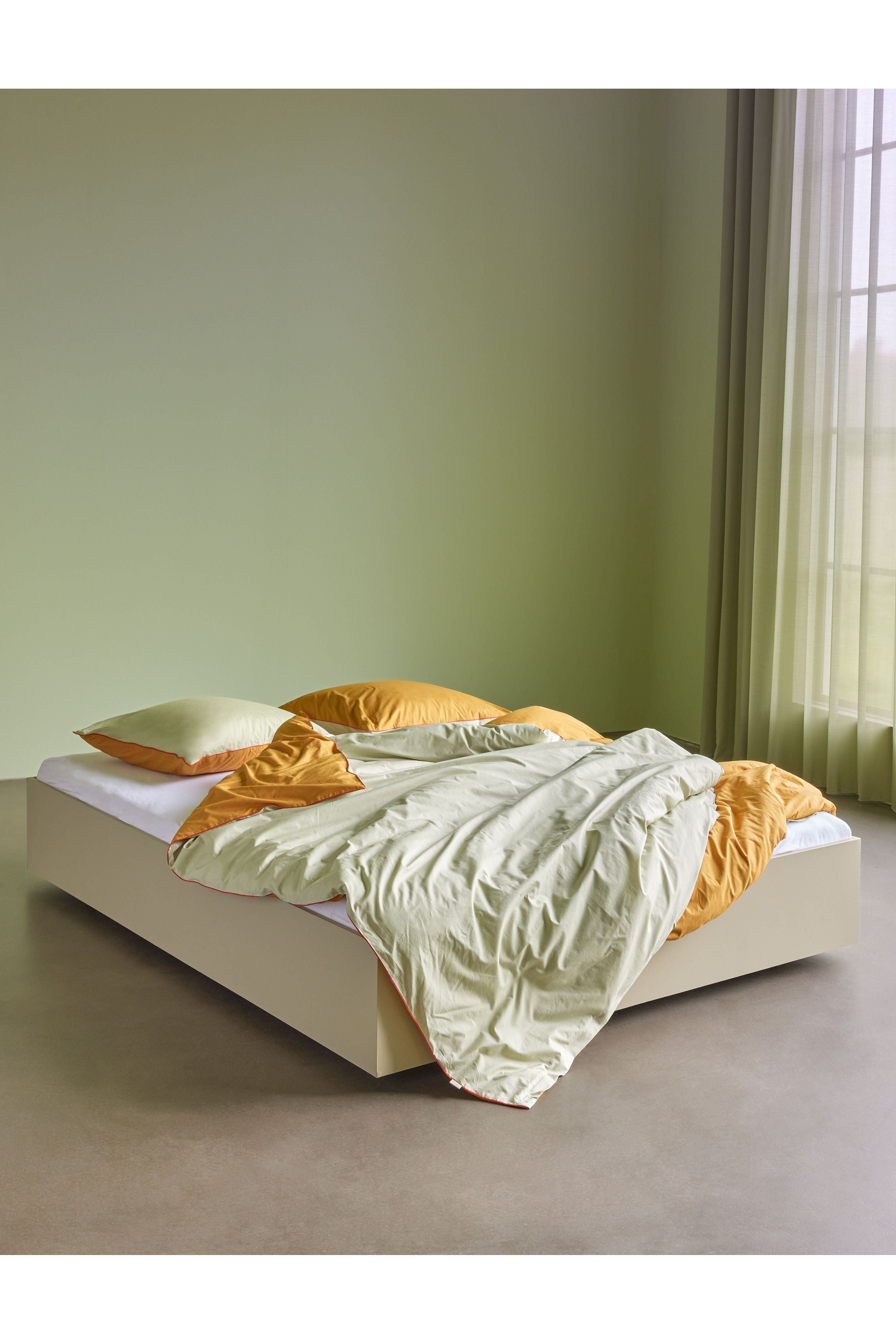 Aki Linge de lit 60/200 Orange/Vert