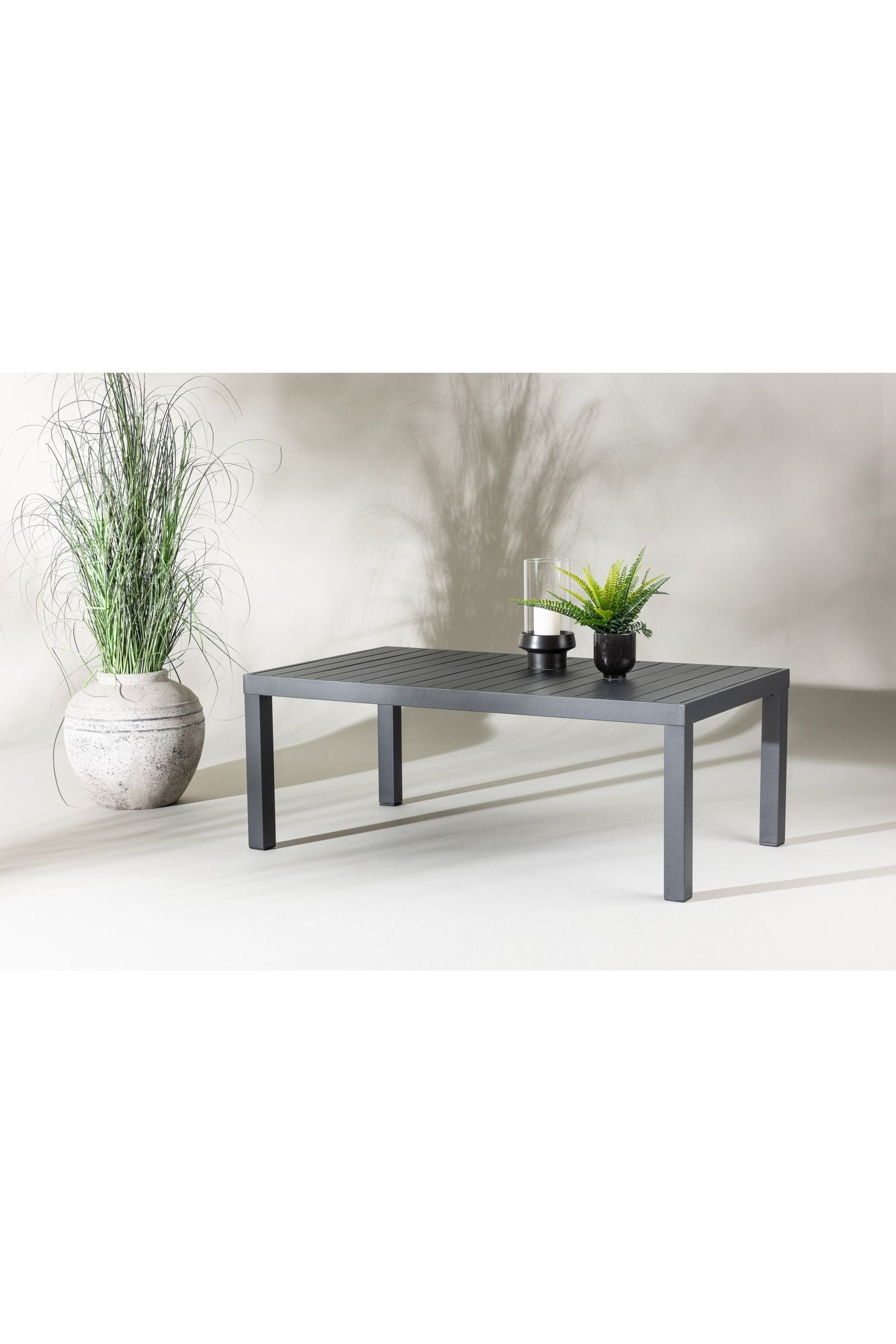 Copacabana Table Basse - Aluminium Noir