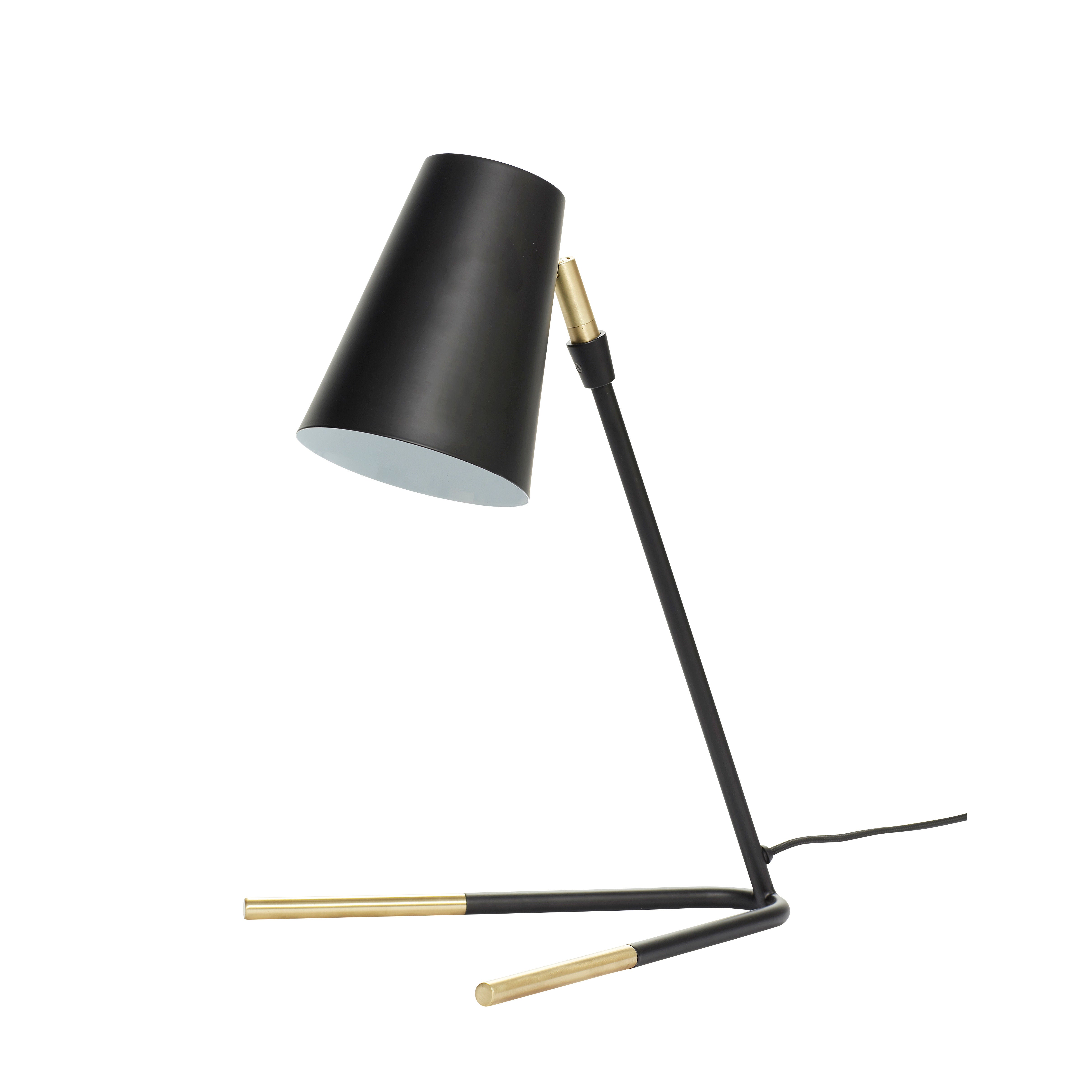 Slant Table Lamp Black