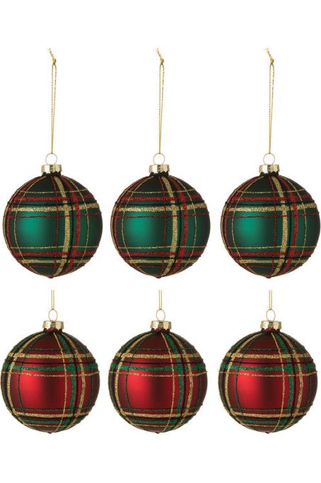 Box of 6 Christmas balls