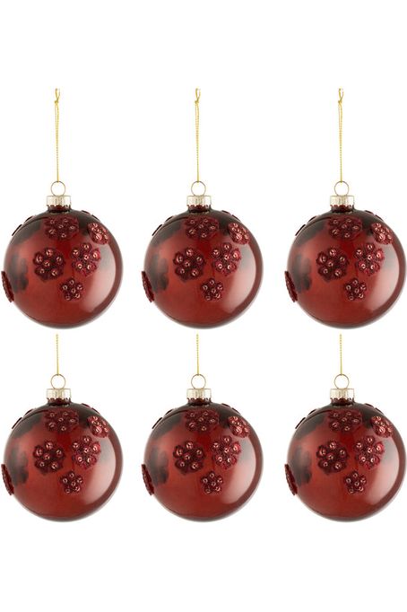 Boîte de 6 Boules de Noël