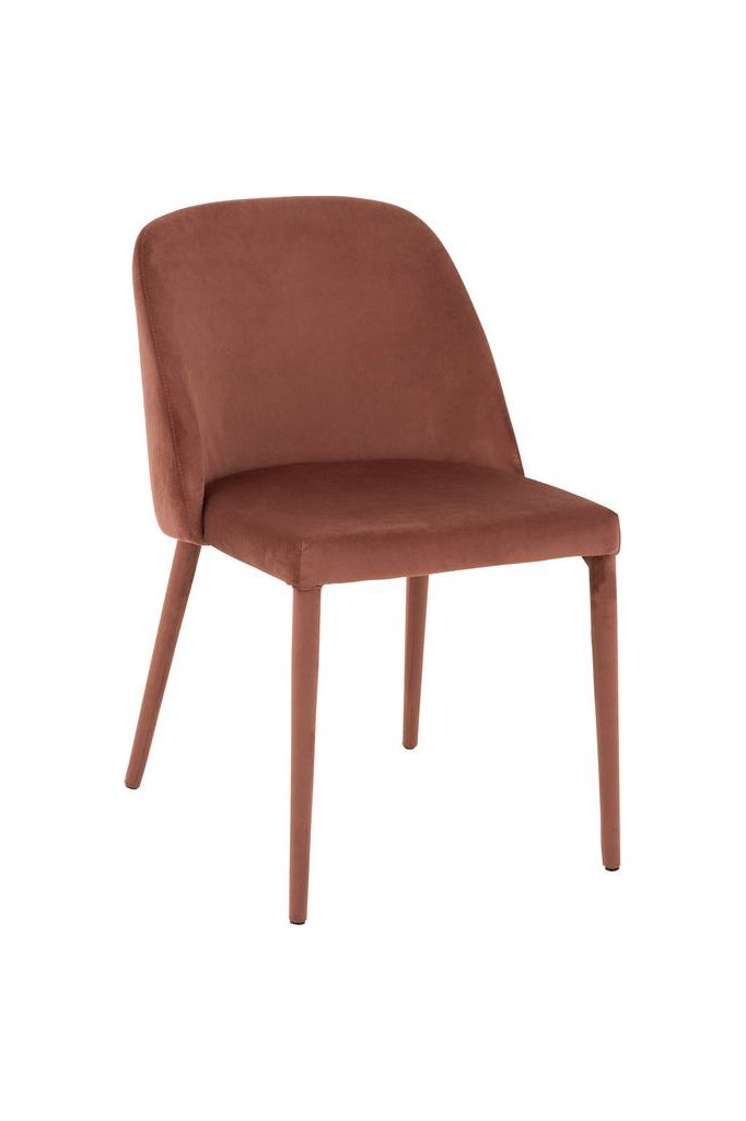 Charlotte Textile/Metal Chair Antique Pink 