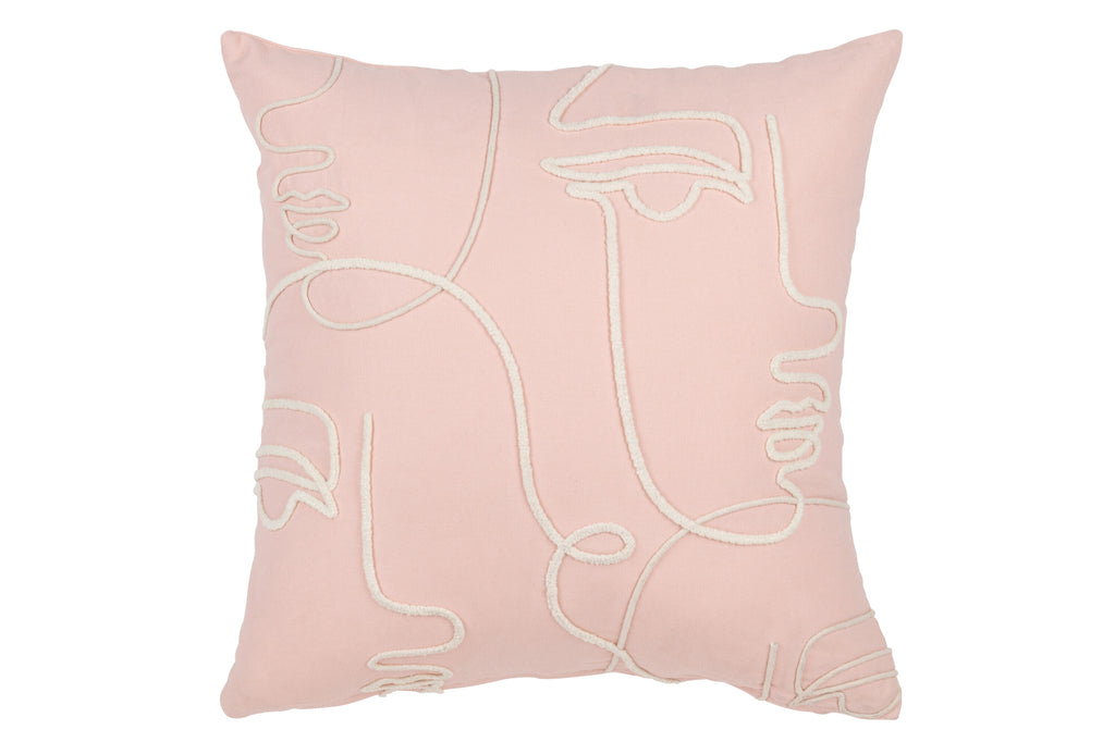 Abstract Faces Cushion