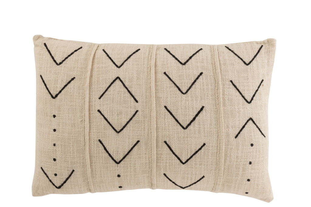 Arrow rectangular cushion