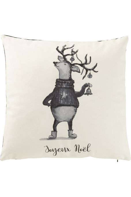 Deer+Sweater Cushion