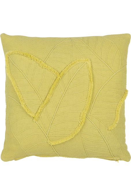 Leaf pattern cushion