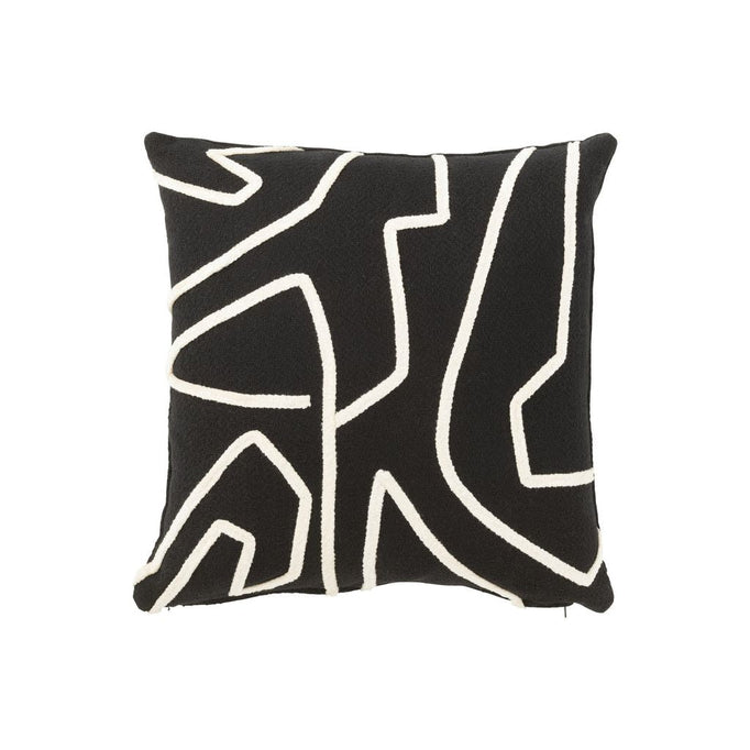 Coussin Clara Noir/Blanc