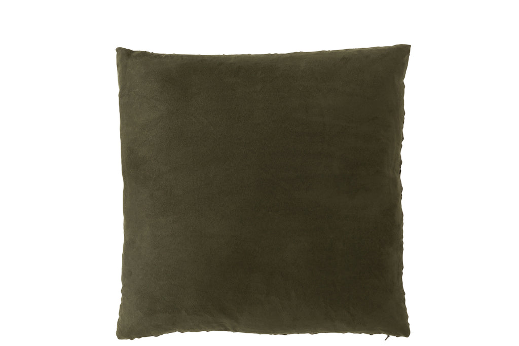 Green Polyester Woven Cushion