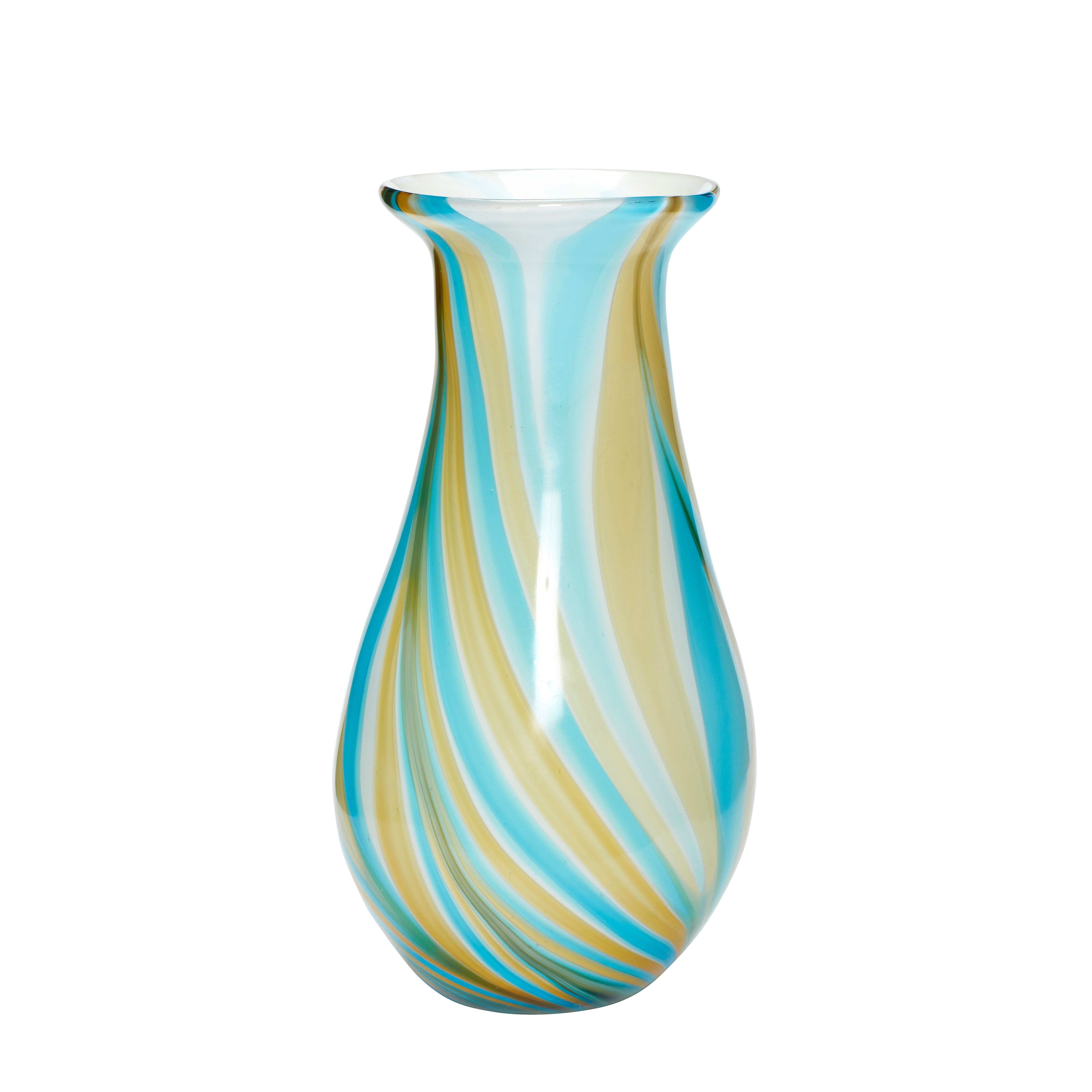 Kaleido Vase Blue/Yellow