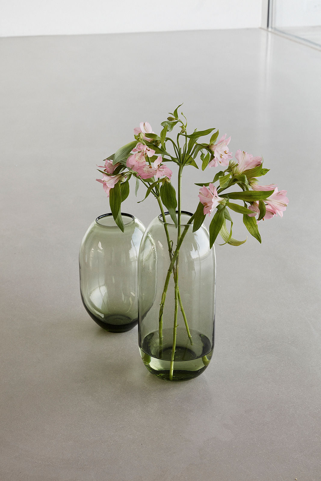 Moss Vases Green (set of 2)