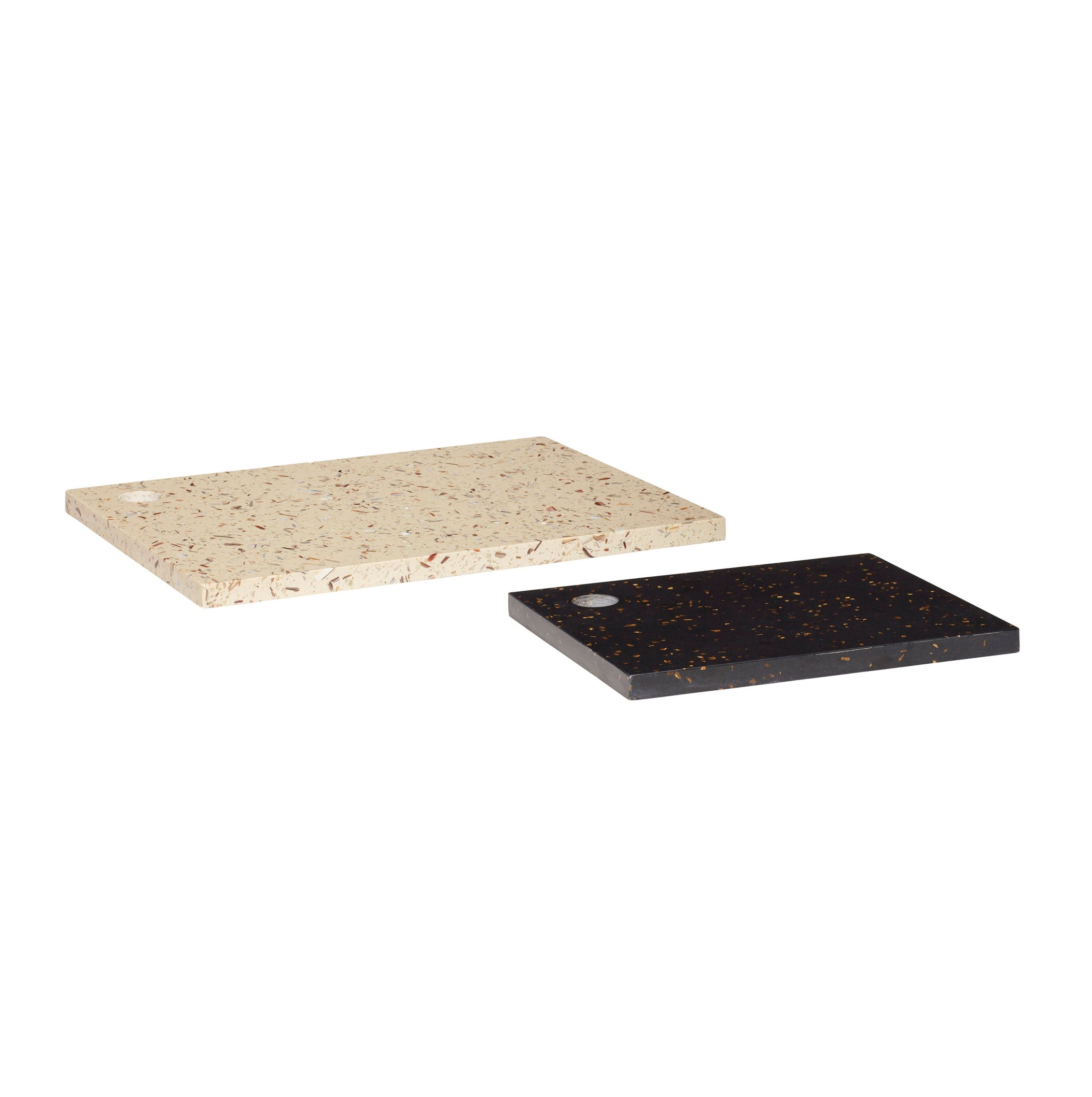 Plateaux Shade Beige/Noir (Lot de 2)