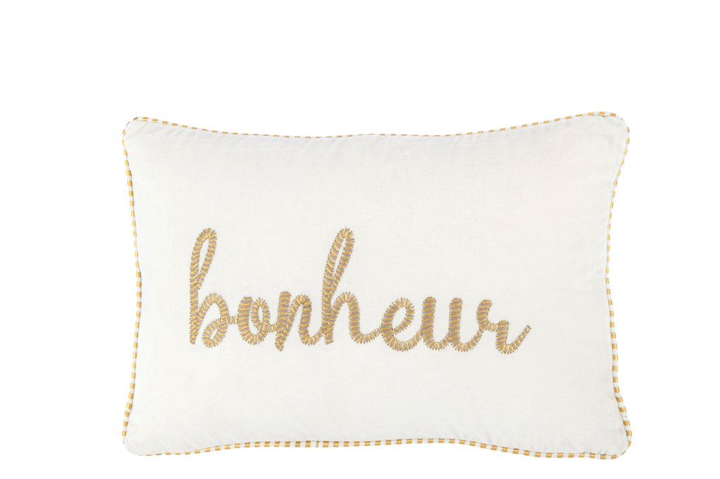 Coussin Bonheur en textile