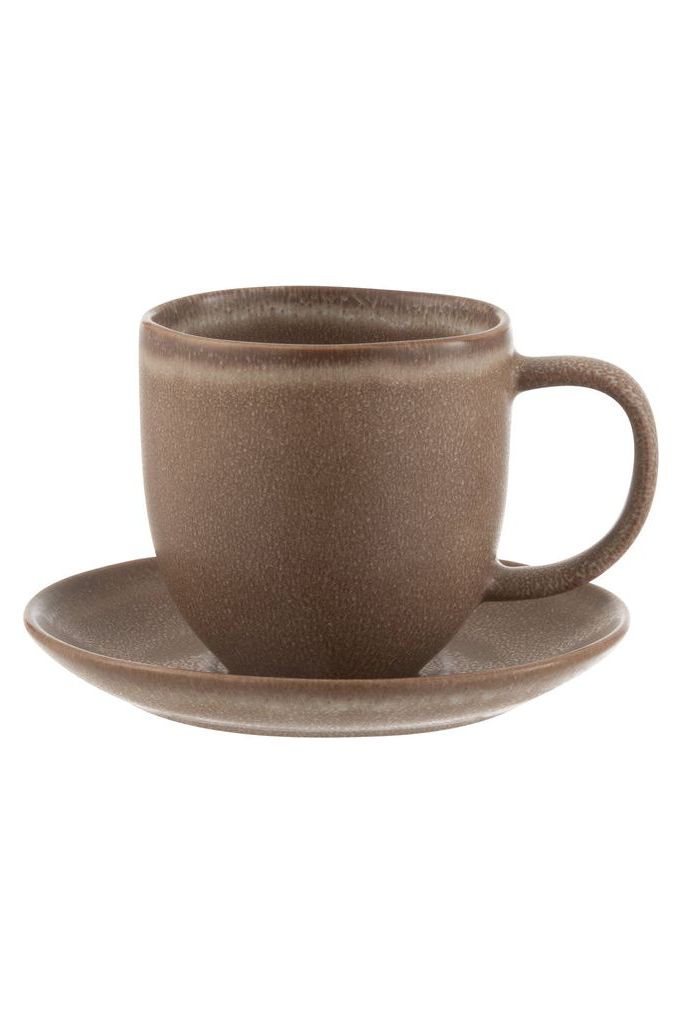 Mug avec Soucoupe Louise Cognac