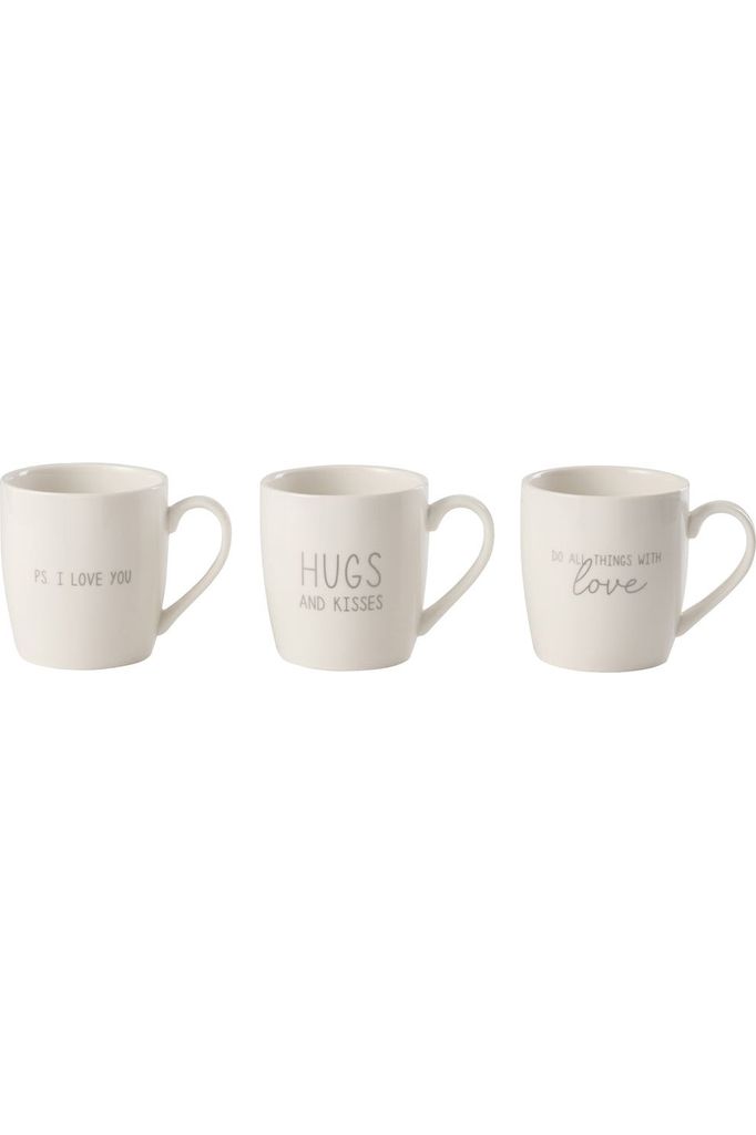 Mug Love lot de 3