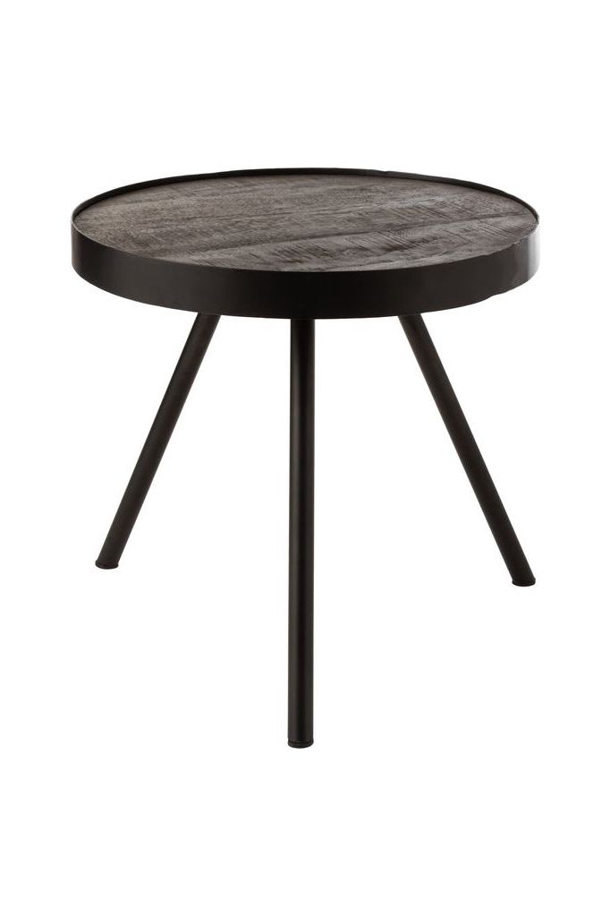 Fien High Table Mango Wood/Black Brown Iron