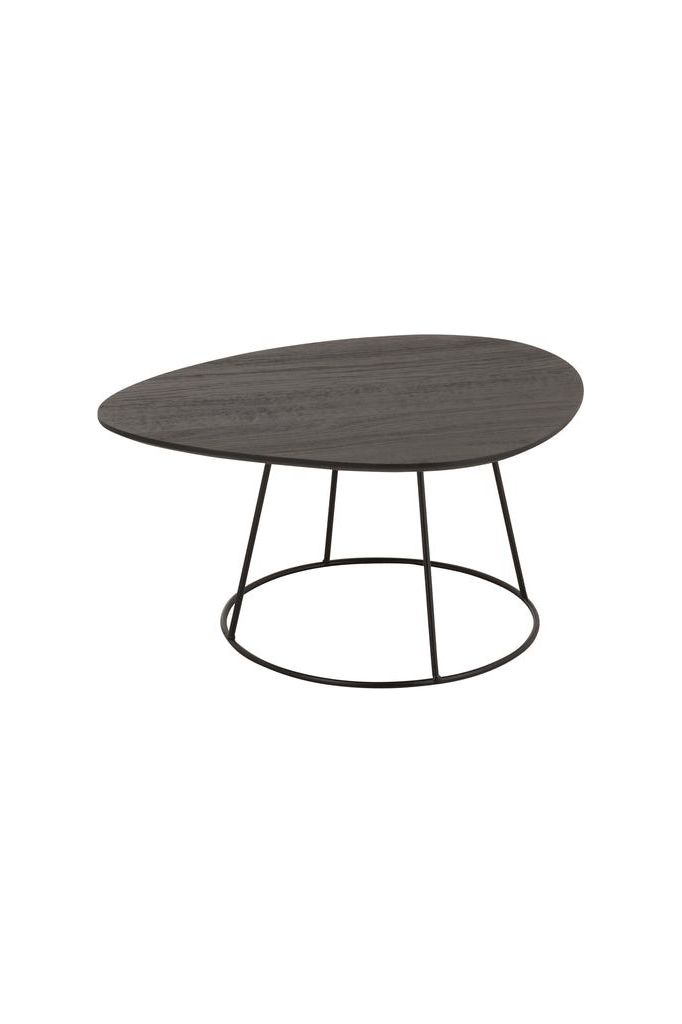 Small Oval Wood/Metal Table