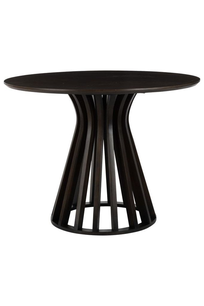 Table Connie Bois de Mangue Marron Foncé