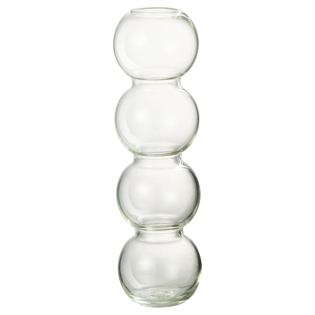 Transparent Glass Ball Vase - Large