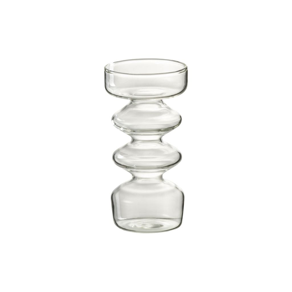 Luna Clear Glass Vase