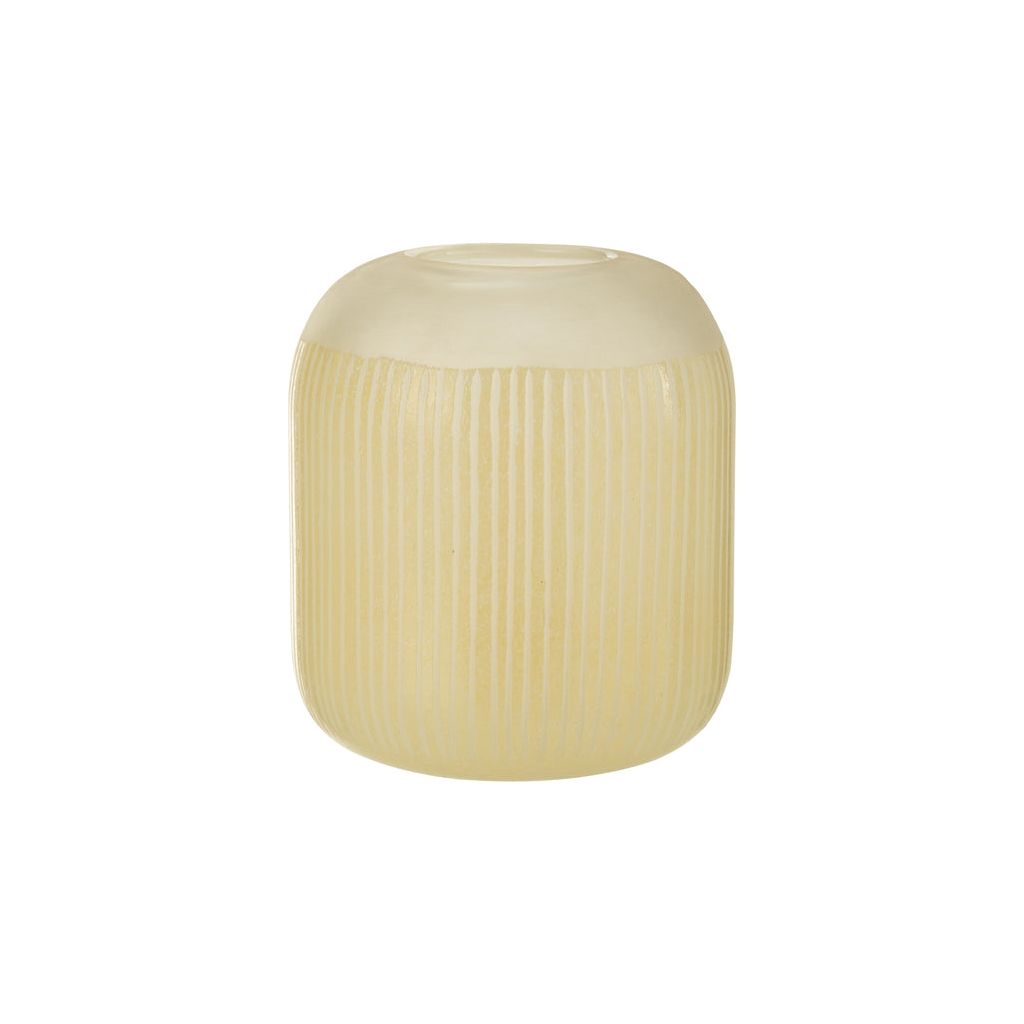 Striped Glass Vase - Medium Size 