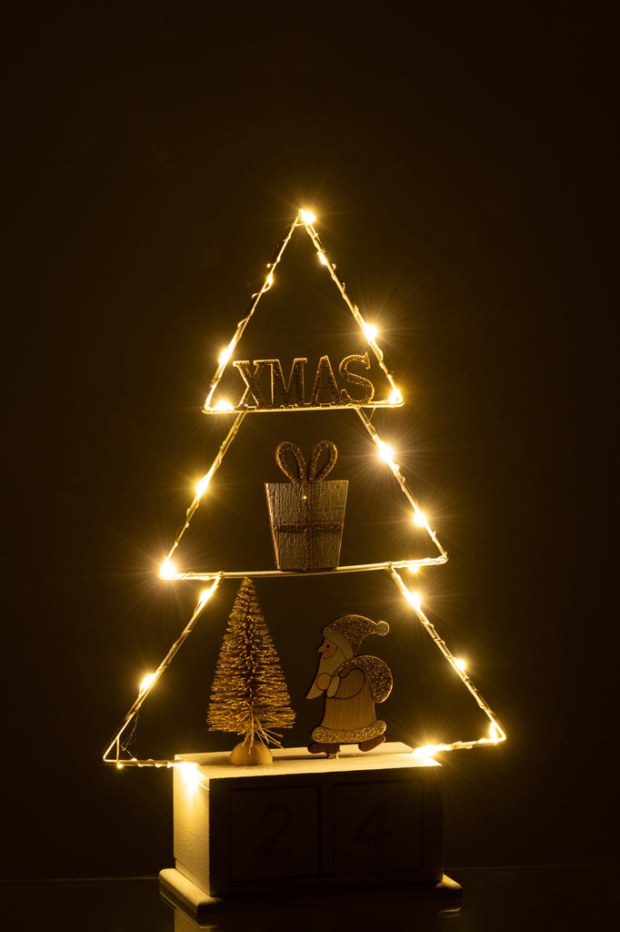 Adventskalender Weihnachtsbaum mit LED